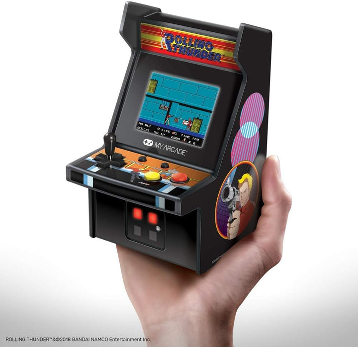 My Arcade Micro Player Mini Arcade Machine: Rolling Thunder Video G...