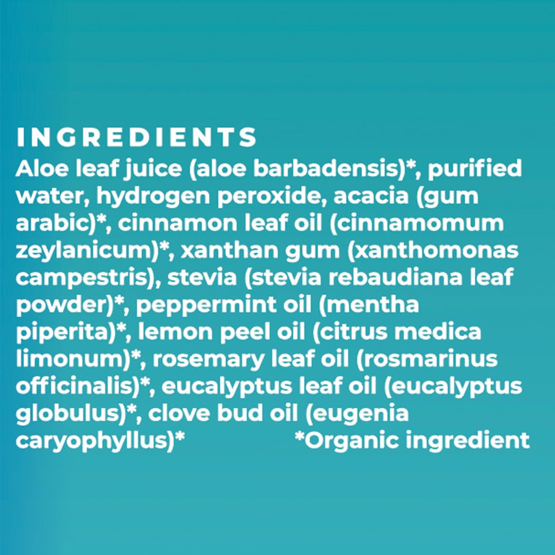 Essential Oxygen, Enjuague de cepillado orgánico certificado, Cinna...
