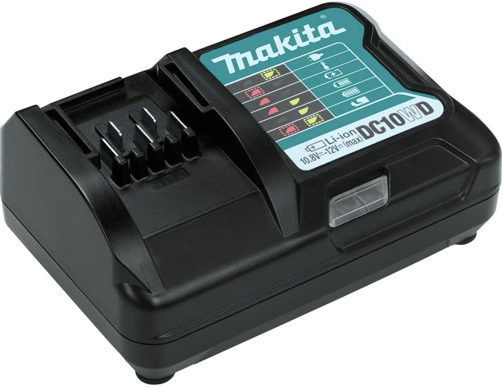 Makita FD09R1 12V max CXT® Kit de taladro-destornillador inalámbrico de iones de litio de 3/8" (2.0Ah)