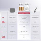 AMIRO Sistema de microinfusión PDRN para cara, sello de 0.002 in co...
