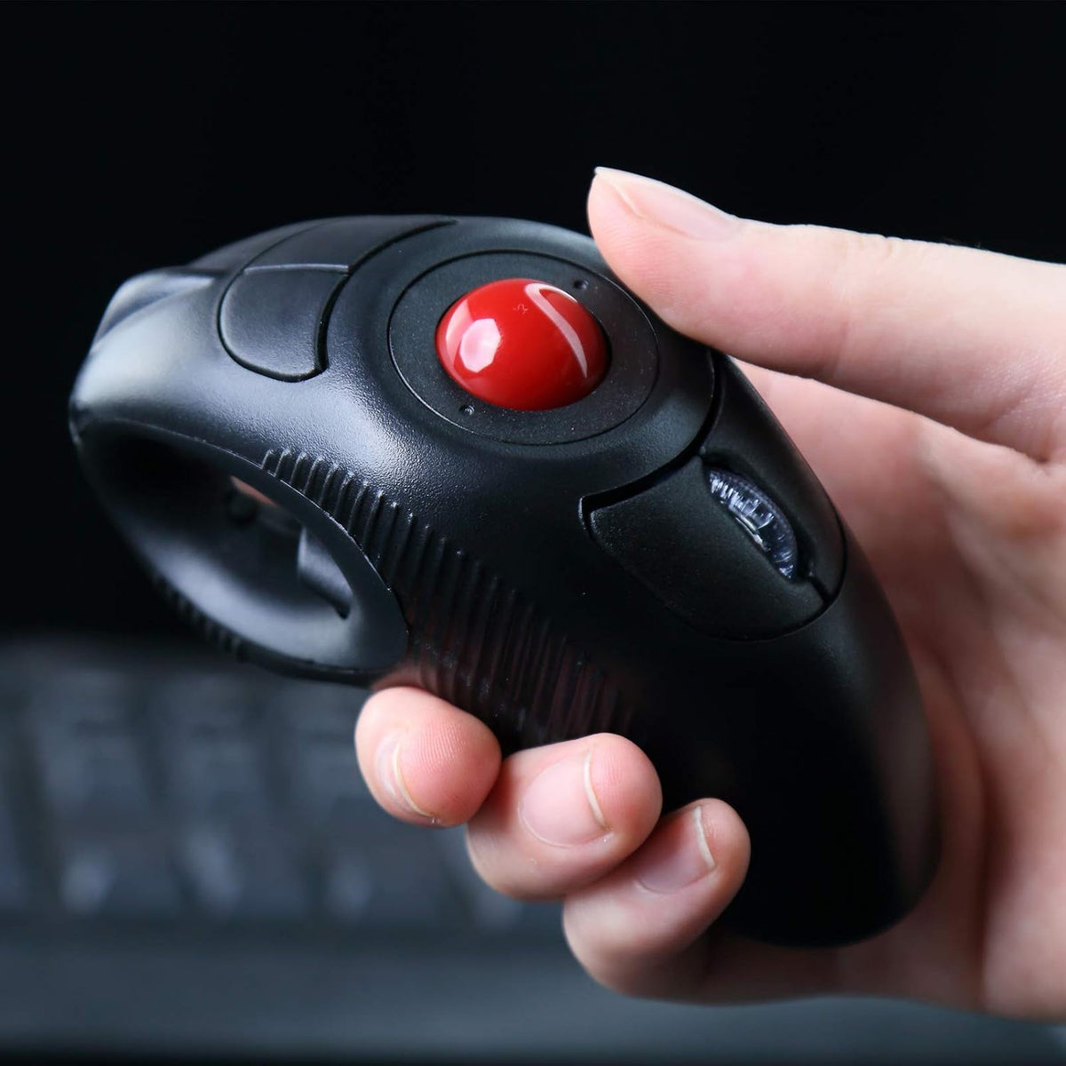 EIGIIS Ratón inalámbrico USB ergonómico de 2.4G para PC, portátil,...