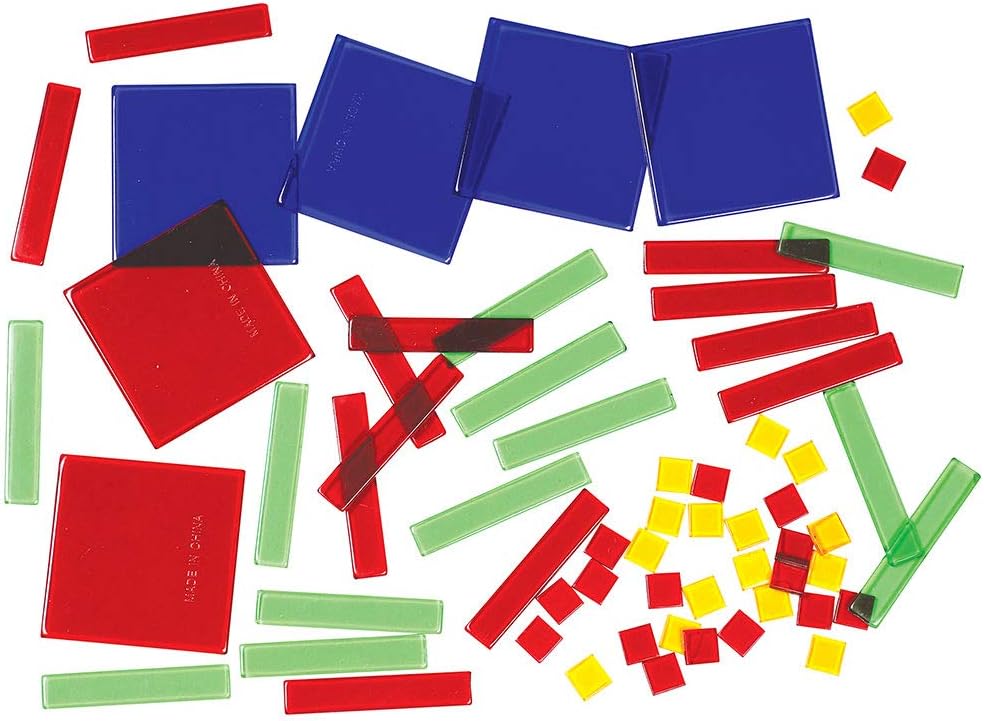 Learning Resources Juego de clases de azulejos de álgebra