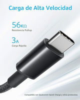 Anker Cable [paquete de 2, 3 pies] Zolo Power Bank, cargador portát...