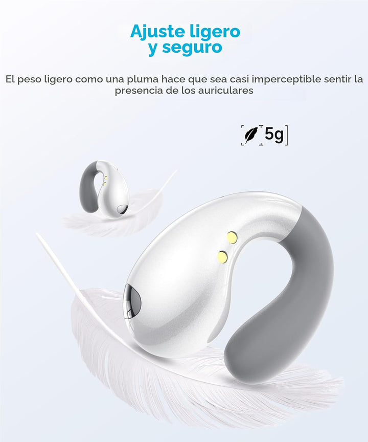 Boytond Auriculares ultra abiertos: cómodos auriculares de conducci...