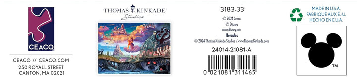 Ceaco - Thomas Kinkade - Disney - Hércules - Rompecabezas