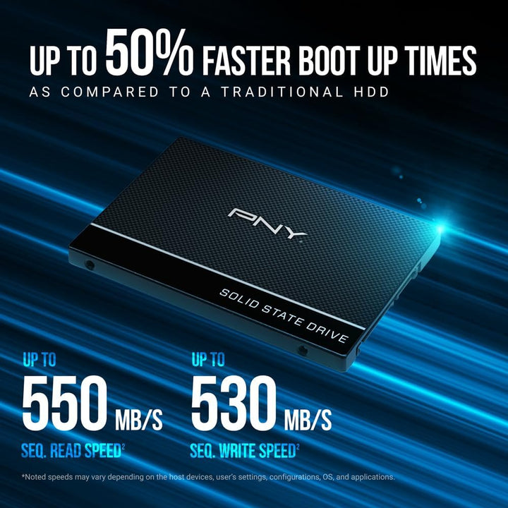 PNY CS900 2TB 2.5" SATA III SSD interno - Kit completo de actua...