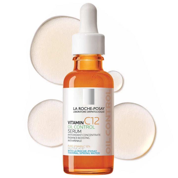 La Roche-Posay Suero puro de Vitamina C al 12% para cara con ácido...