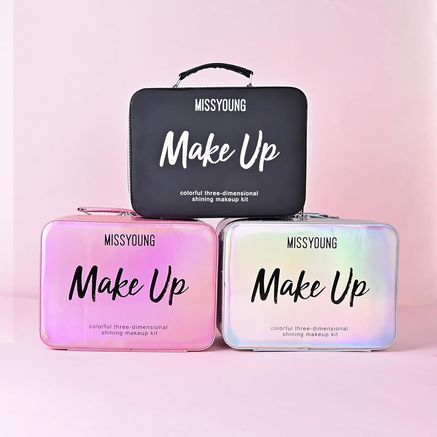 Wisnewth Kit de maquillaje todo en uno con estuche de almacenamient...