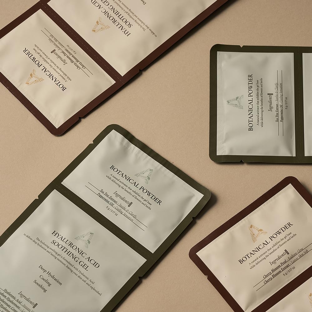 APOFLORA K Beauty - Máscara de modelado de árbol de té, ácido hialu...