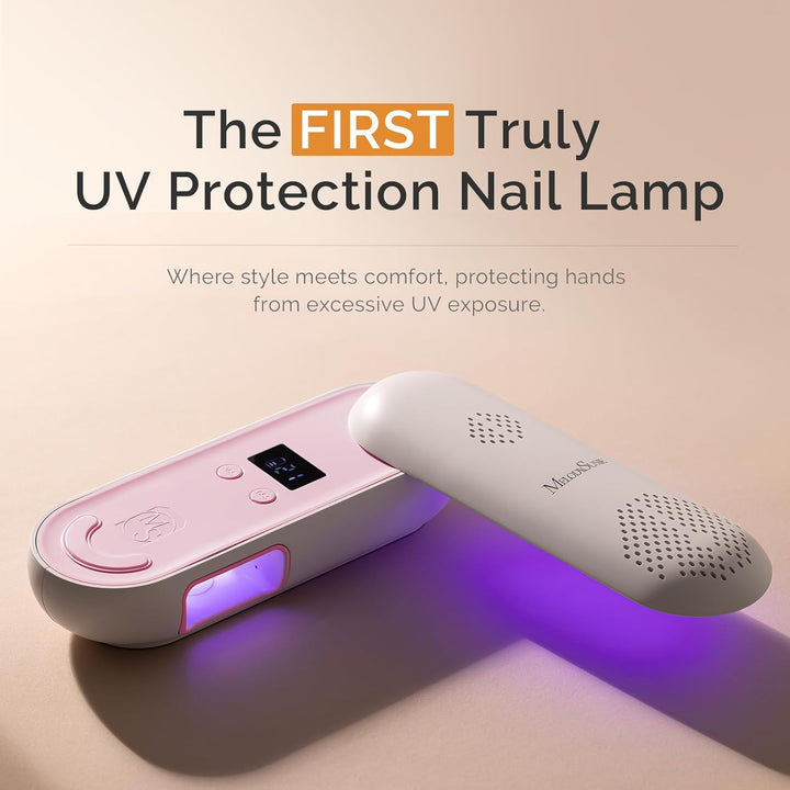 MelodySusie P-PLUS20F - Lámpara de uñas compacta inalámbrica con in...