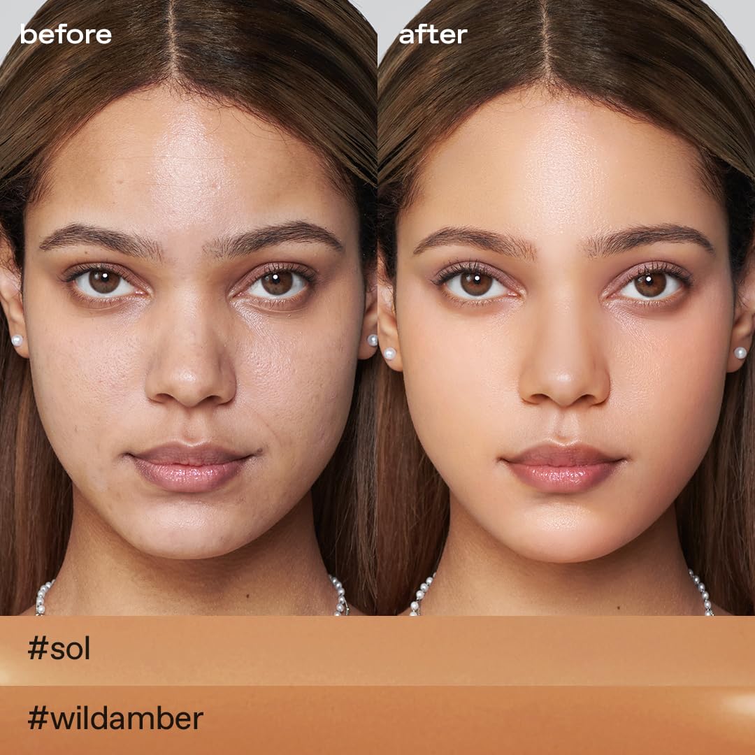 glow corrector no seco #sol #ámbar salvaje, cubre círculos y imperf...