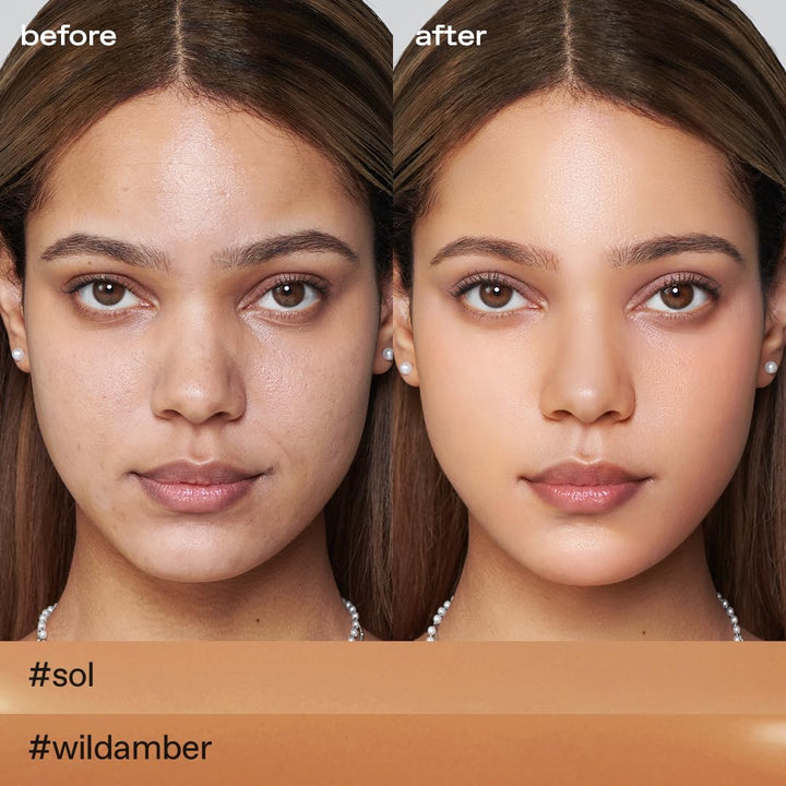 glow corrector no seco #sol #ámbar salvaje, cubre círculos y imperf...
