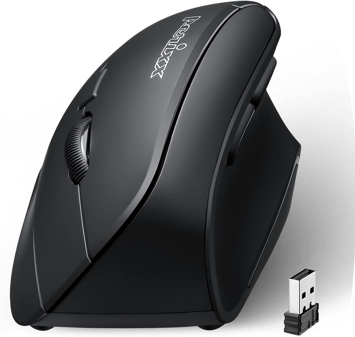 Perixx PERIMICE-715II Ratón vertical ergonómico inalámbrico - 2.4 G...