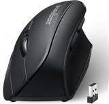 Perixx PERIMICE-715II Ratón vertical ergonómico inalámbrico - 2.4 G...