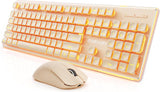 SEUNKWANG EWEADN V3 Teclado y Ratón Inalámbrico con Retroiluminació...