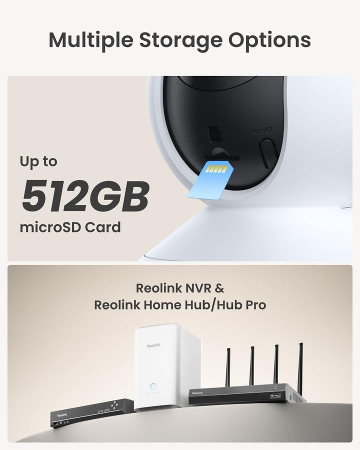 REOLINK Cámara interior 2K, E1 Plug-in 2.4G WiFi cámara de segurida...