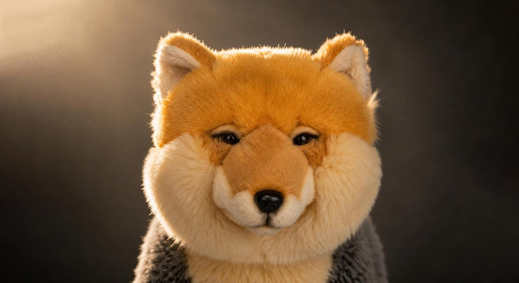 Peluche realista de zorro tibetano, divertido animal de peluche