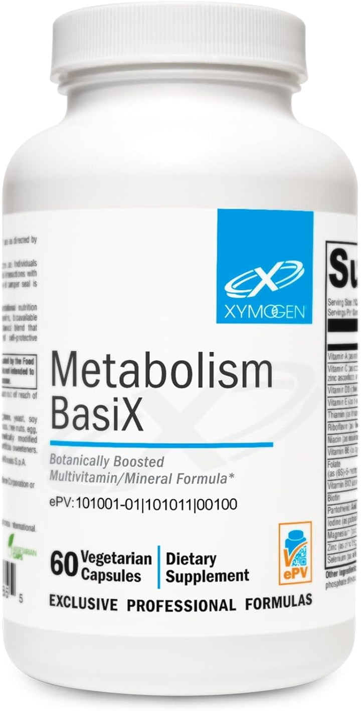 XYMOGEN Metabolism BasiX - Fórmula multivitamínica, mineral y botán...