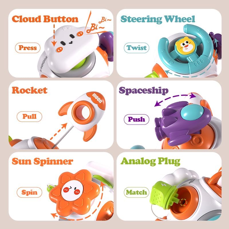 Juguetes Sensoriales Montessori para Niños Pequeños de 1-3