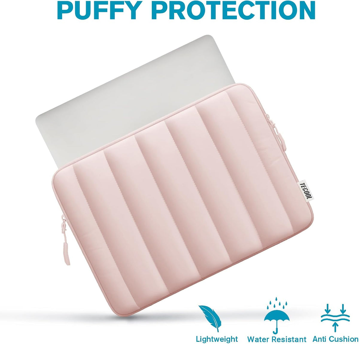 TECOOL Funda para portátil de 15.6 pulgadas y 15.6 pulgadas para portátil