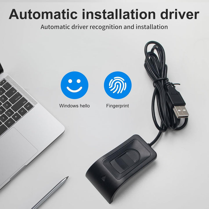JIAN BOLAND Lector de huellas dactilares USB para