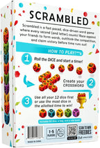 Viral Studios Scrambled The Dice-Driven Word Game Juego de fiesta de ritmo rápido | Deletrea, grita y gana en este desafío de sprint cerebral definitivo para 1 a 5 jugadores para familias, juegos y lugares de reunión