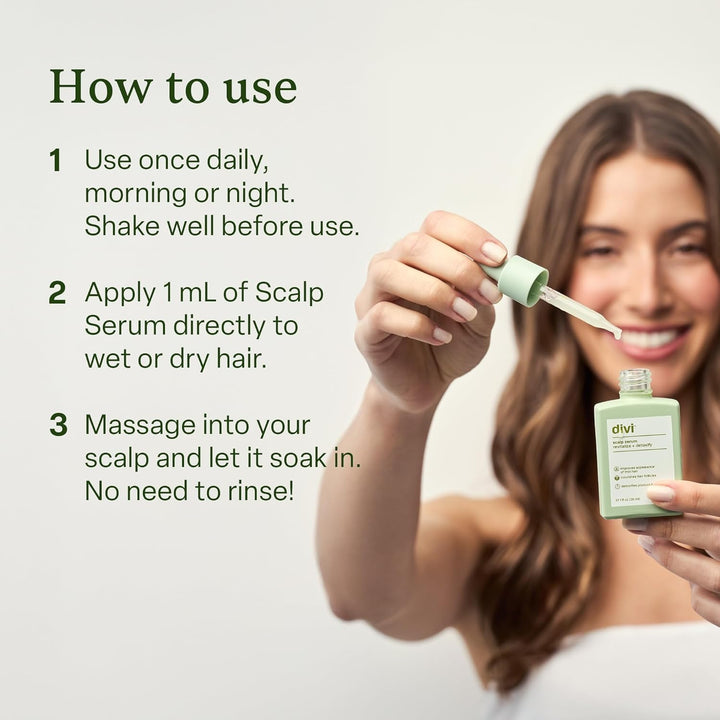 Divi Scalp Serum for Thinning Hair Clinically Tested, Non-Greasy Fo...