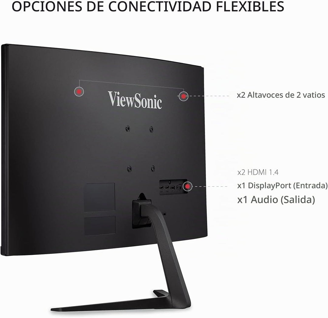 ViewSonic VX2718-PC-MHD Monitor de juegos curvado de 27 pulgadas 10...