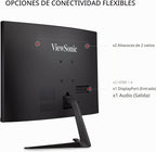 ViewSonic VX2718-PC-MHD Monitor de juegos curvado de 27 pulgadas 10...
