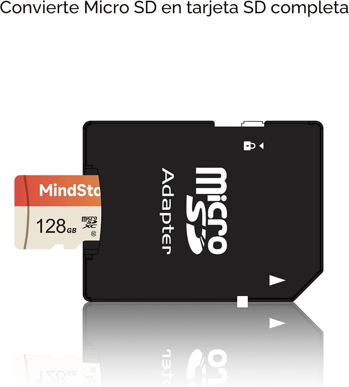 Tarjeta de memoria Micro SDXC de 128 GB, MindStor de 90 MB\/s de ve...