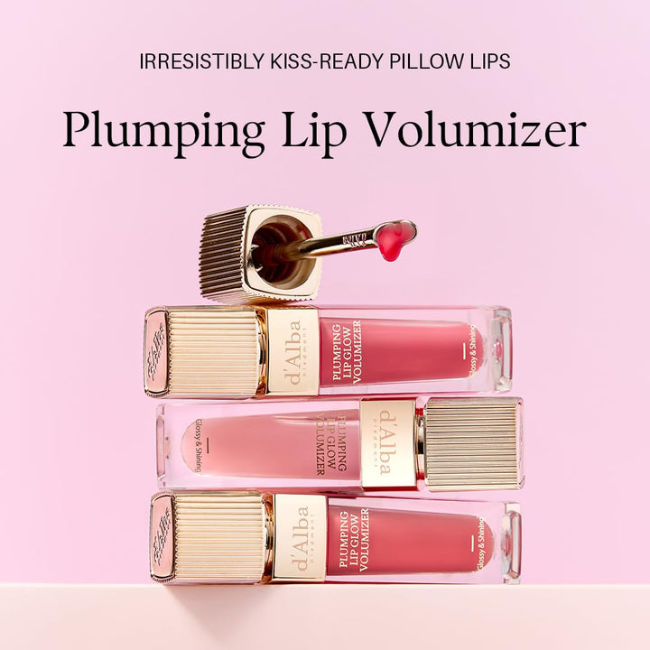 Juego de regalo de 3 colores para volumen de labios (rosa débil, ro...
