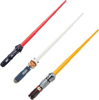 STAR WARS Escuadrón de sables de luz de 3 unidades, sables de luz de The Mandalorian, Ahsoka y Darth Vader, juguetes para niños y niñas de 4 años (exclusivo de Amazon)