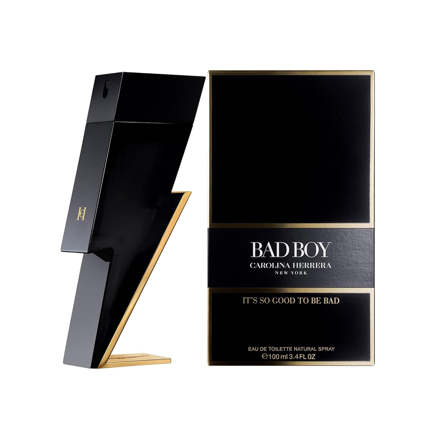 Carolina Herrera Bad Boy Eau De Toilette Spray 3.4 Oz (Hombres)