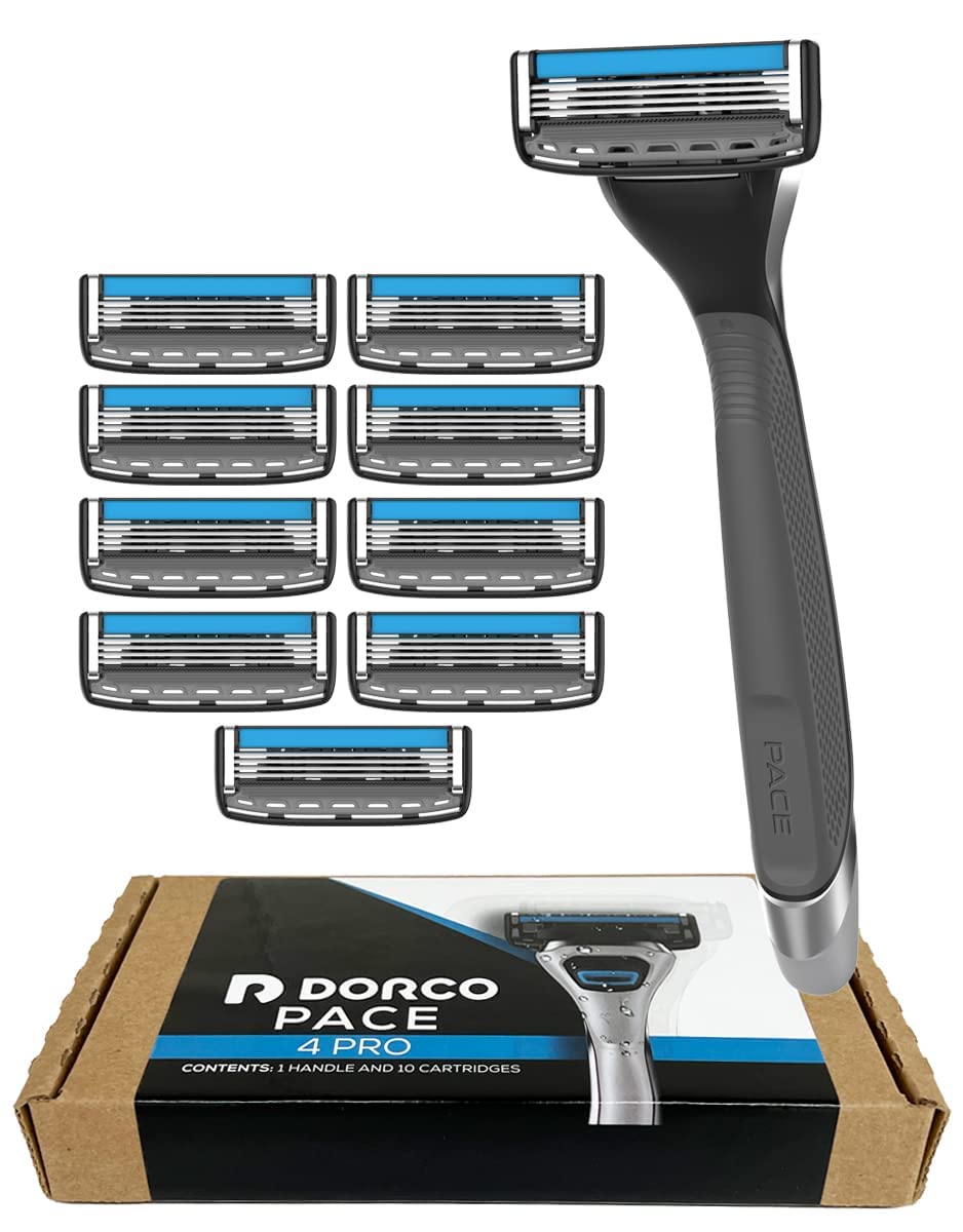 Paquete de cuatro cuchillas de afeitar, de Dorco Pace, 981218, 10