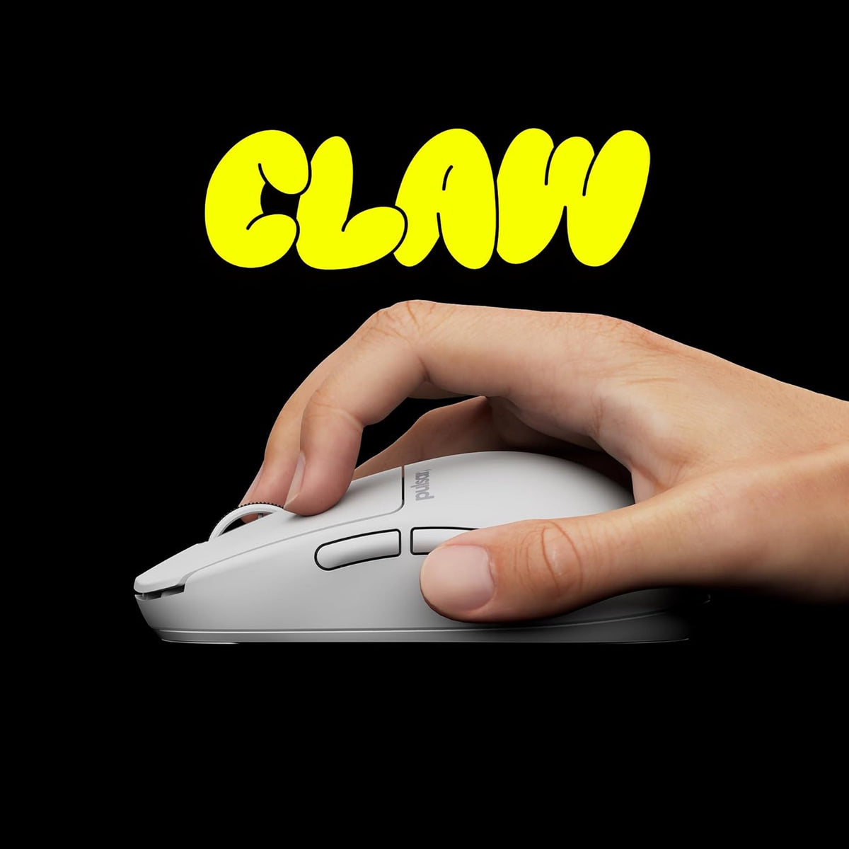 Pulsar Gaming Gears - Mouse inalámbrico para juegos Crazylight X2H, ultraligero, 1.30 onzas, interruptor óptico, 32 000 DPI, 750 IPS, sensor XS-1, compatible con 8 K (blanco Uyuni)