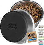 GORILLA GRIP - Juego de cuencos para perros, acero inoxidable 304 de grado