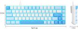 MageGee Teclado mecánico portátil 60% para juegos, MK-Box con retro...