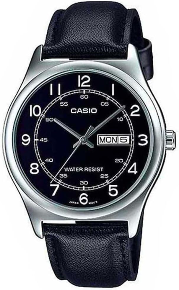 Casio Mtpv006l1b2 Reloj Talla única, Negro, Clásico