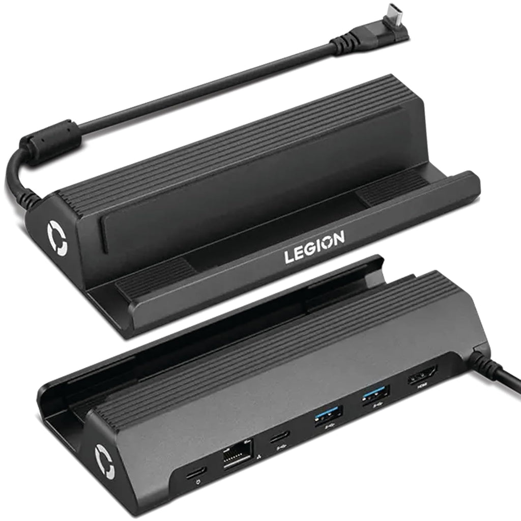 Legion Go USB-C Hub Dock para Legion Go – 6-en-1 Dock, puerto Expansion, carga, Video, Ethernet Support