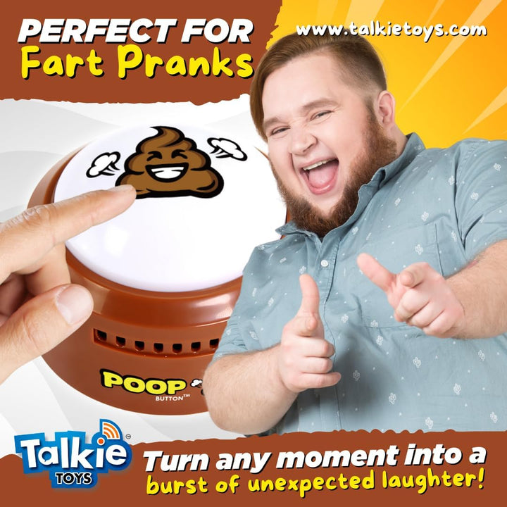 Talkie Toys Products Botón de Popó - Se ilumina y