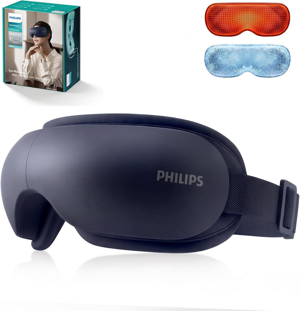 PHILIPS Masajeador de ojos con calor y enfriamiento, máscara de ojos