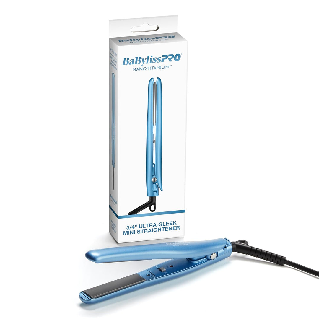 BaBylissPRO Mini alisadora ultra suave de 3\/4", plancha plana