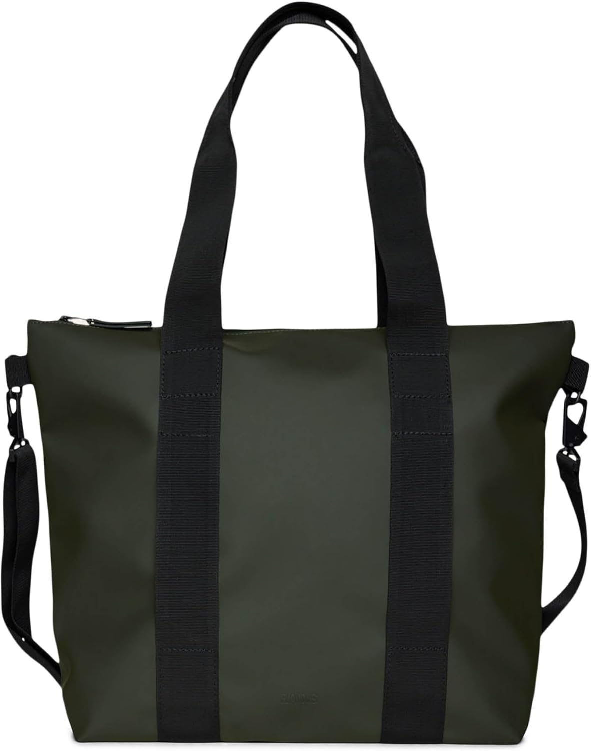 RAINS Bolso tote - Bolso impermeable con cremallera para viaje y trabajo
