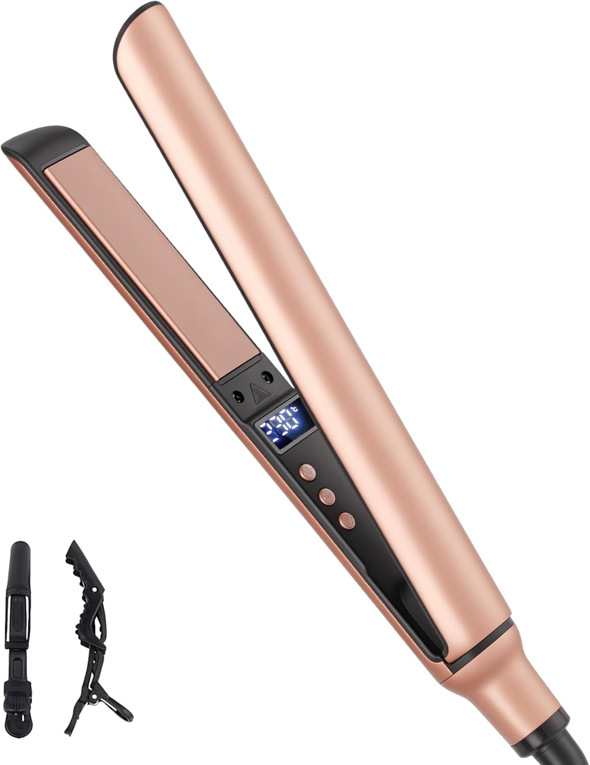 Mini plancha plana, mini plancha de pelo de cerámica para cabello c...