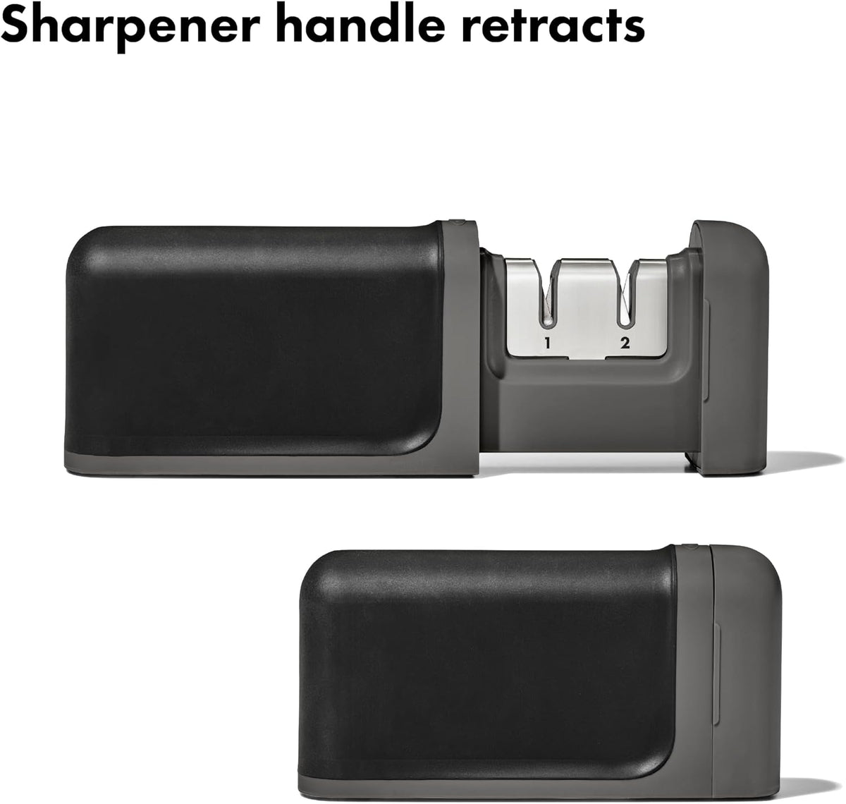 OXO Good Grips - Juego de cuchillos y afiladores de 3 piezas