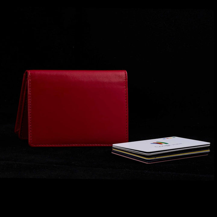 DiLoro Cartera de cuero RFID para hombres o mujeres, tarjetero pleg...
