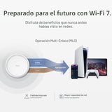 TP-Link Deco 7 BE23 Sistema Wi-Fi de doble banda BE3600 WiFi 7 Mesh...