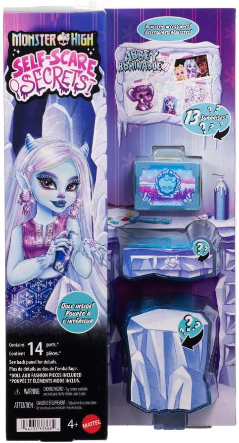 Monster High Self-Scare Secrets Abbey Bominable - Juego de