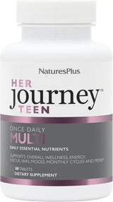 NaturesPlus Her Journey Teen - 30 tabletas - Multivitamínico una ve...