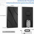 Antena de TV 2026 para Smart TV, antena de TV digital para canales locales